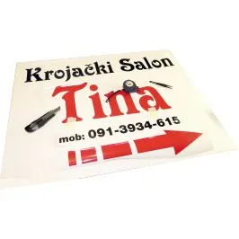 Samoljepljivi natpisi. izrezivanje, print, izrada, cijena